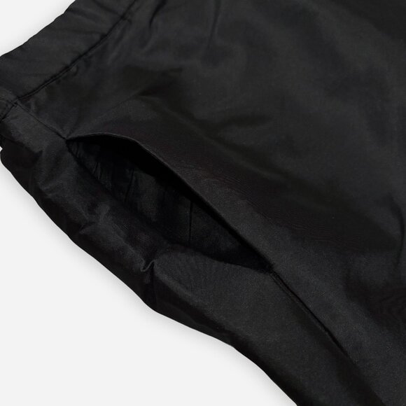 ZARA Ruffled Midi Skirt Black Taffeta Size XS Pockets New Without Tags - Picture 4 of 6